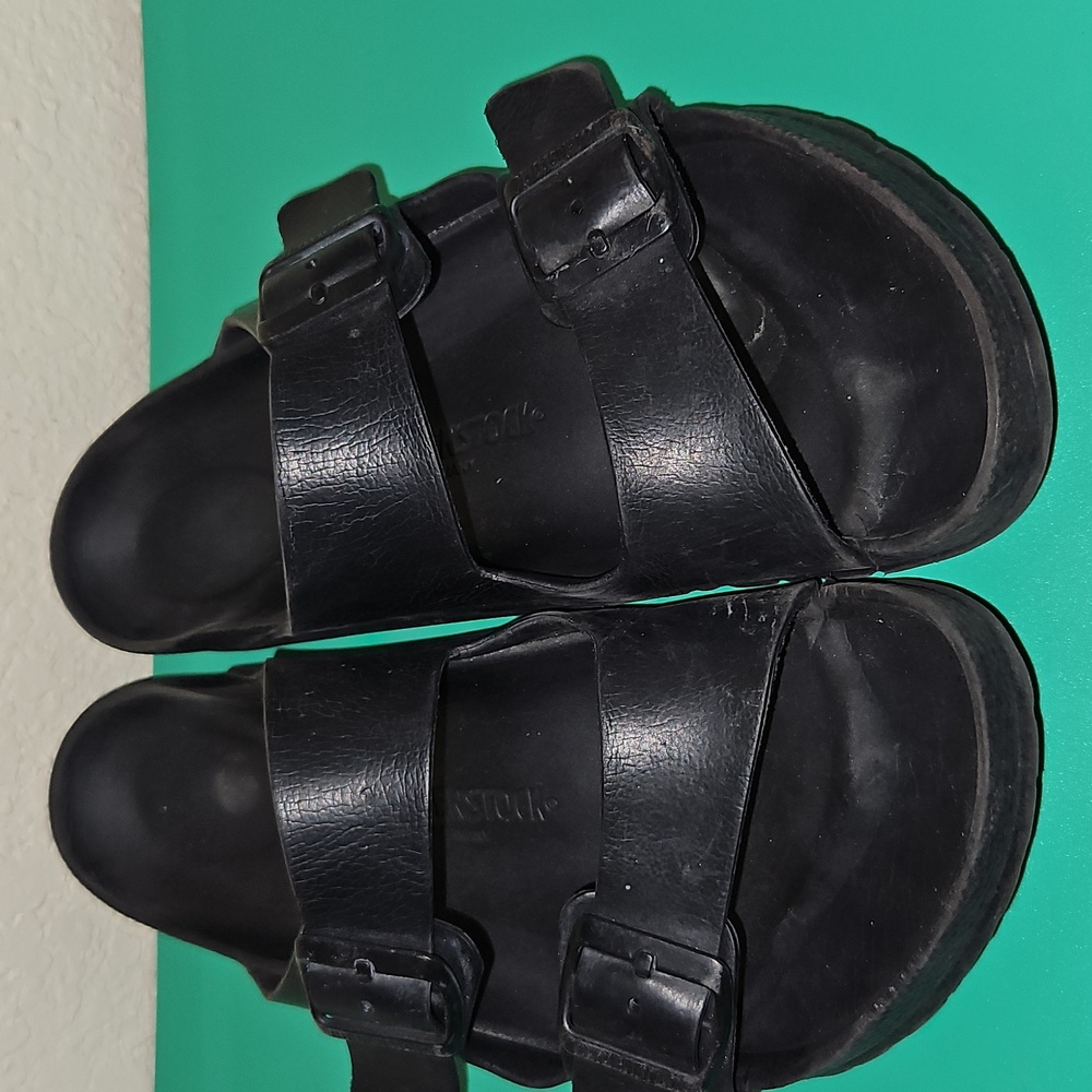 Birkenstock Unisex Arizona Essentials EVA Black Sandals EU 41 7.5/8 US